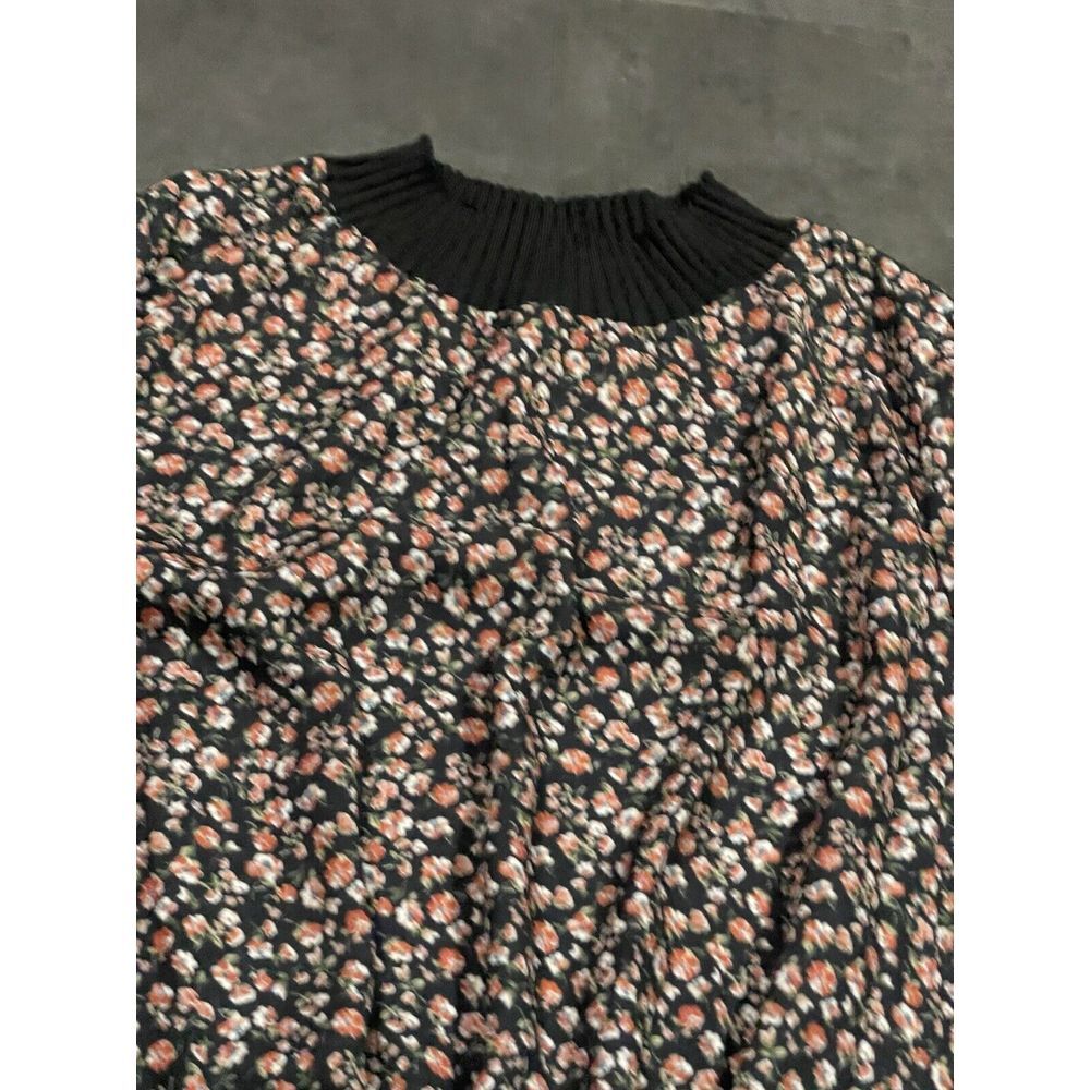 NWT Kay + Jay Floral print long sleeve blouse women's size S D-59 - Picture 2 of 10
